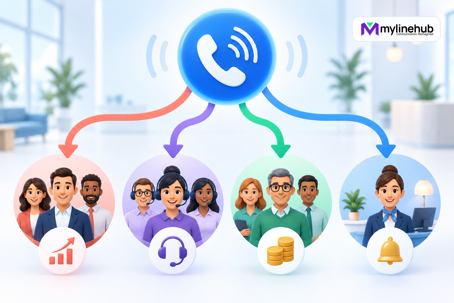 Can One Business Number Serve Several Departments?