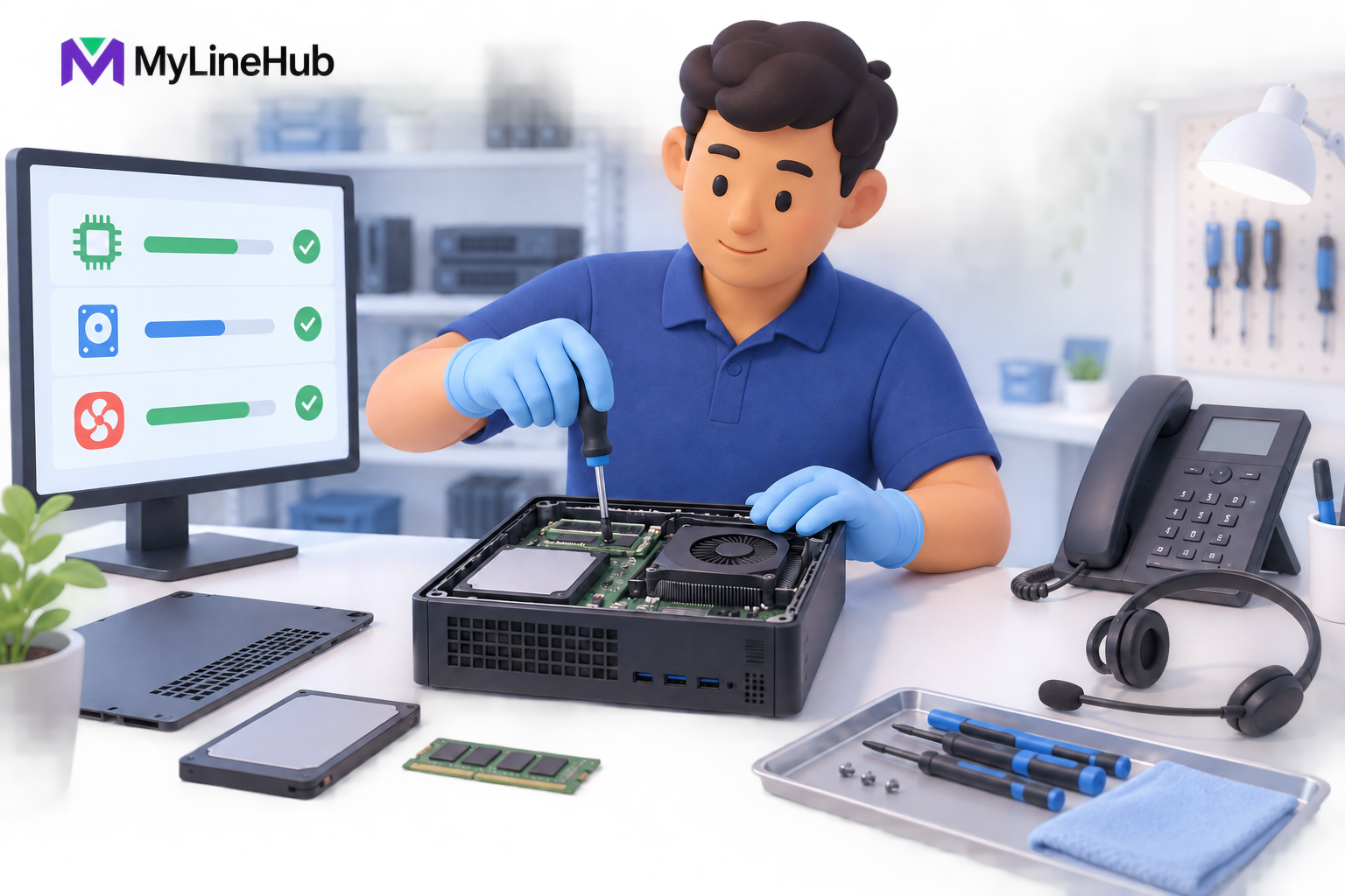 Can Refurbished Business Hardware Reliably Run an Office Phone System?