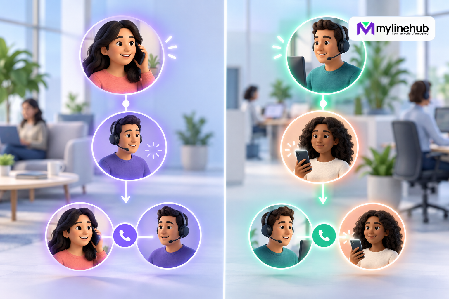 Customer-First vs Agent-First Calling