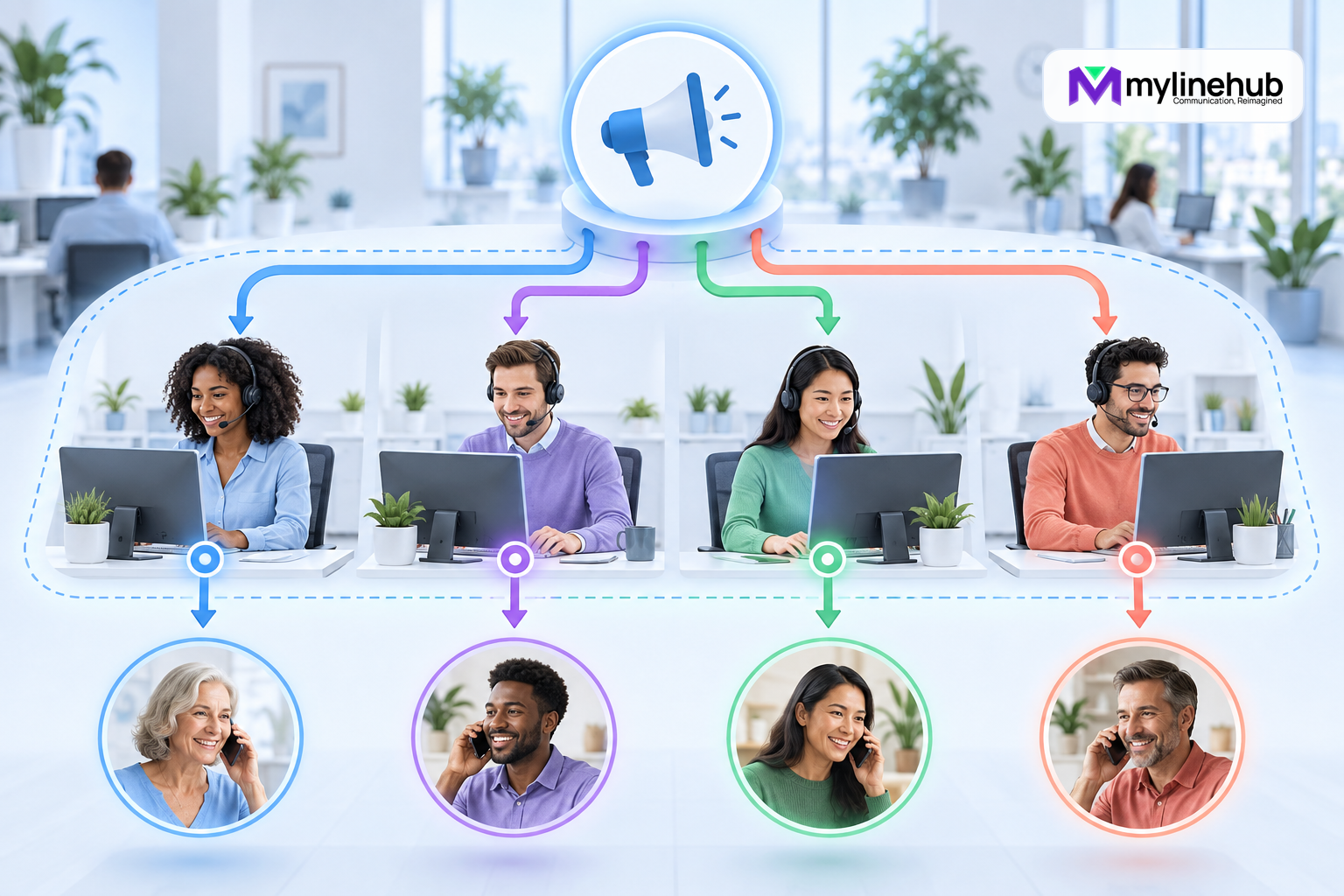 How Multiple Agents Increase Campaign Capacity