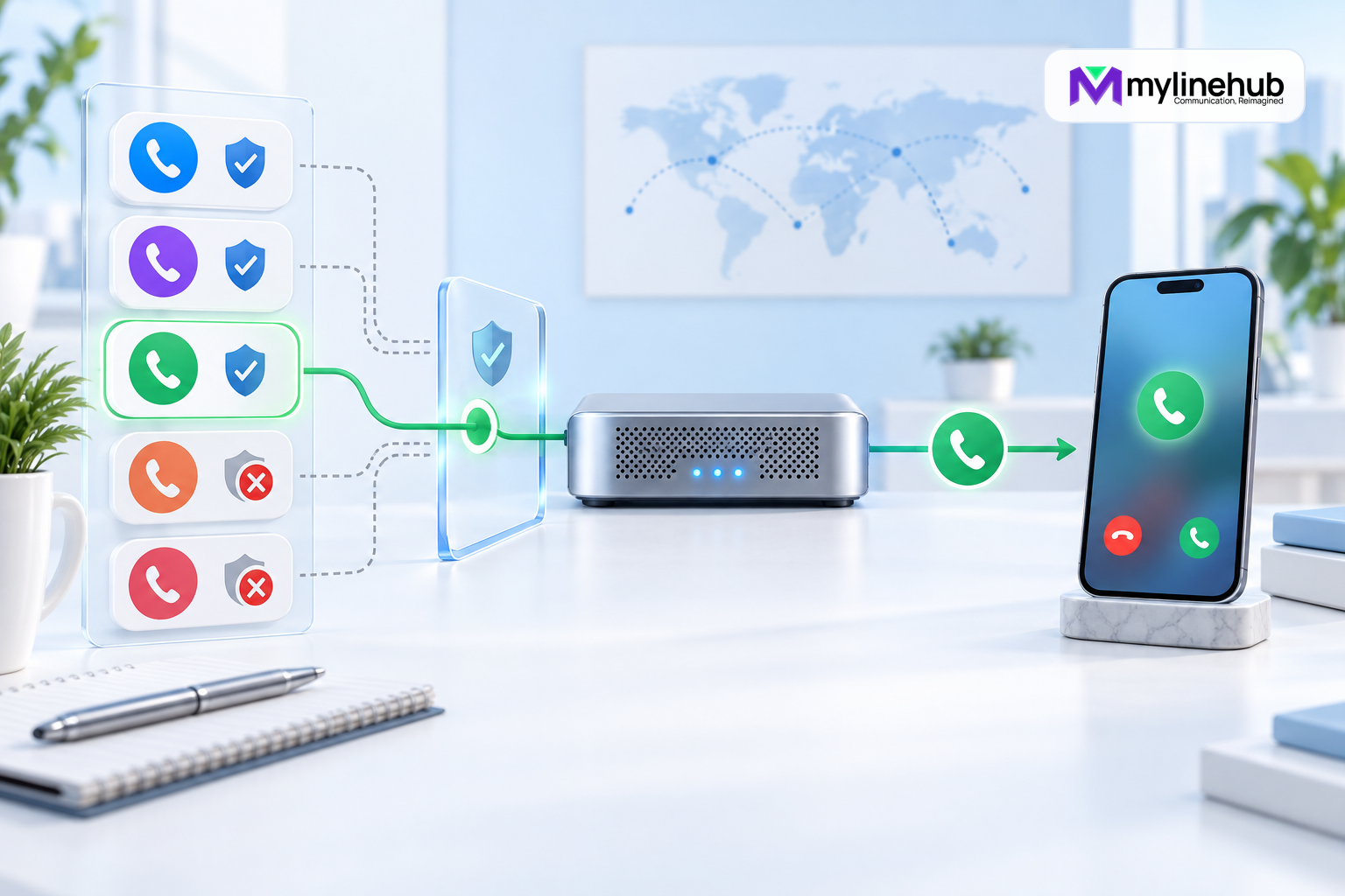 How MYLO Selects Caller IDs for Campaign Calls
