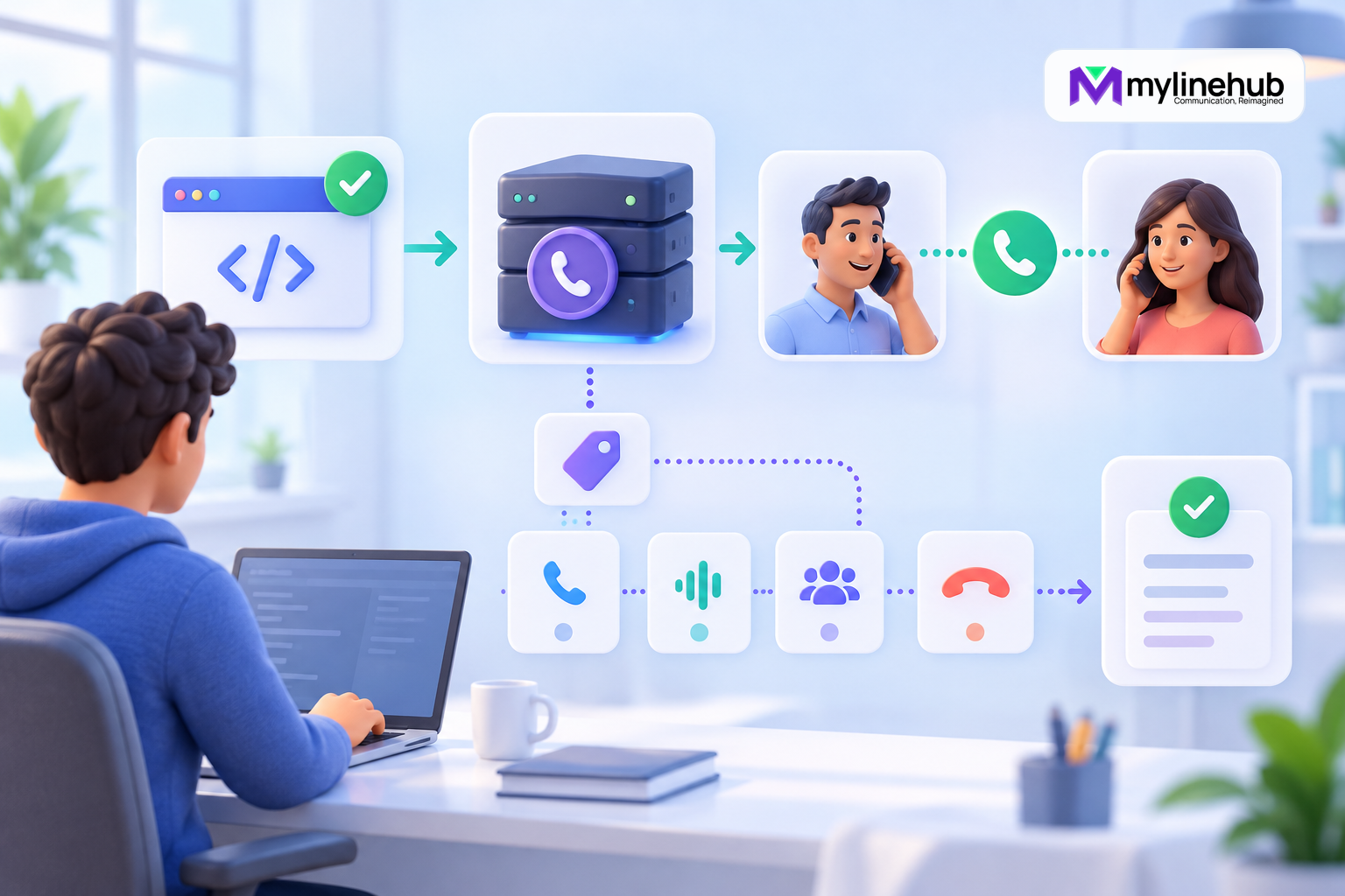 MYLO Call API: How to Place and Track a Business Call