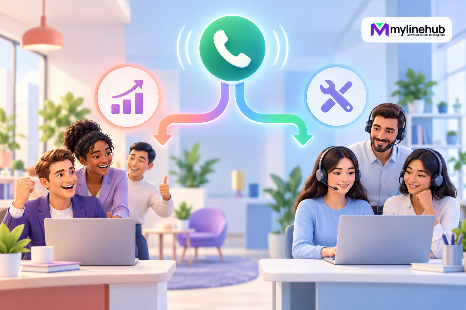 How to Route Sales and Support Calls Differently