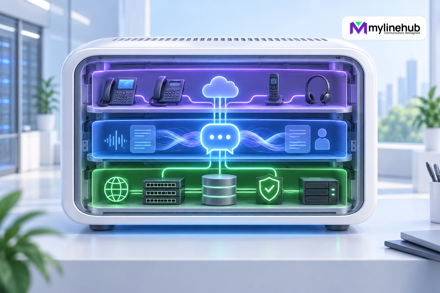 Is MYLO a PBX, an AI Telephony Agent or a Complete Appliance?