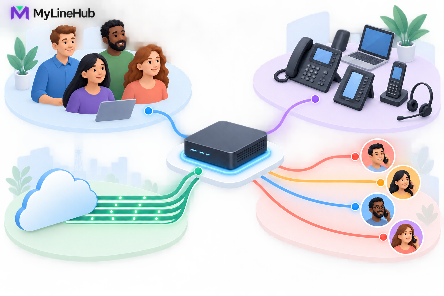 MYLO Users, Extensions, DIDs, Channels and Concurrent Calls Explained