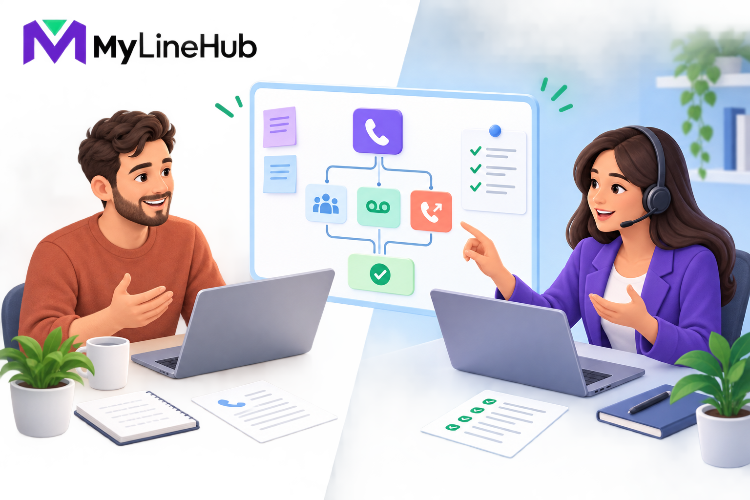 What Does MyLineHub's ₹2,000 Guided Telephony Session Include?