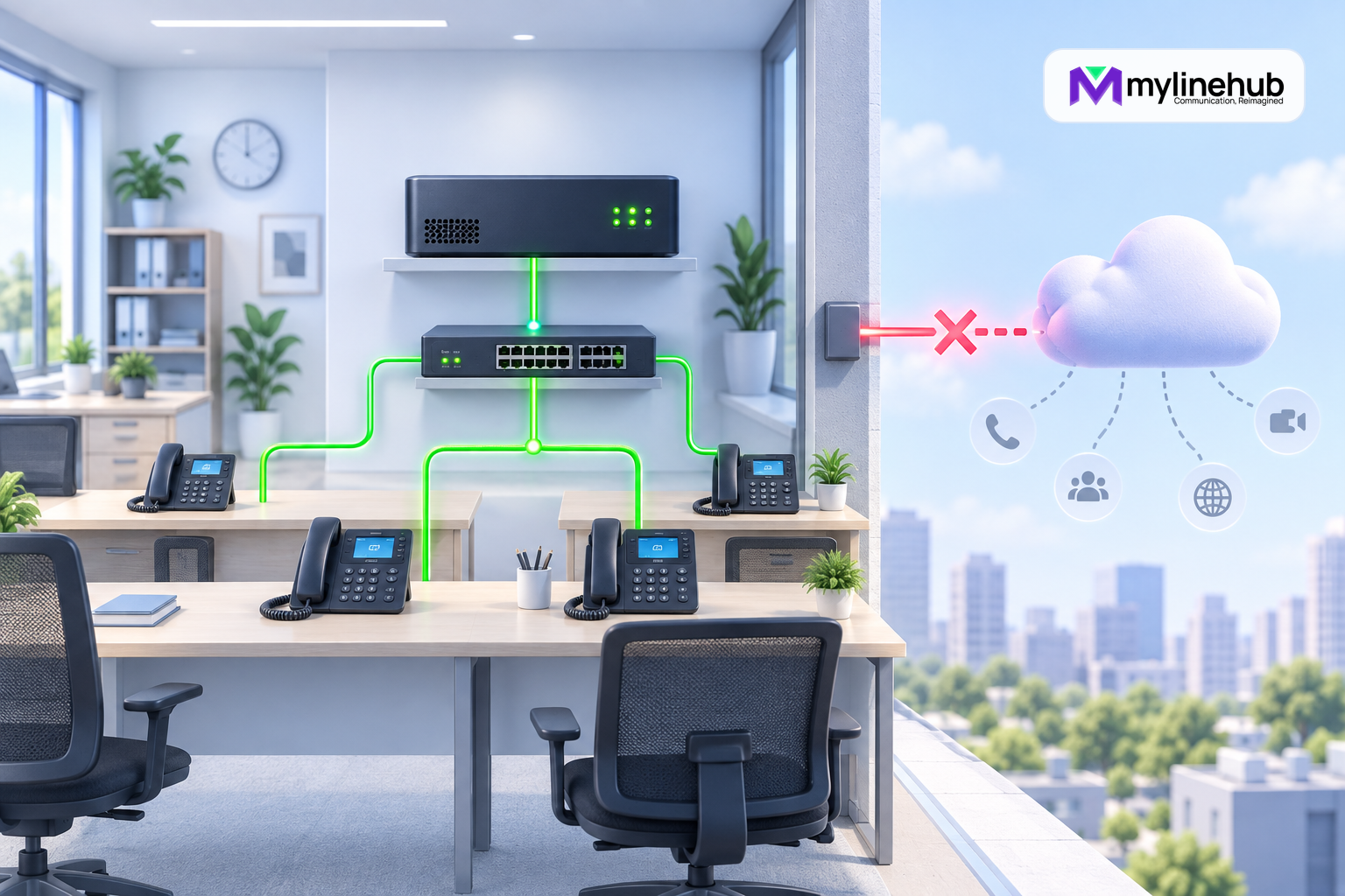What Happens When the Office Internet Connection Goes Down?