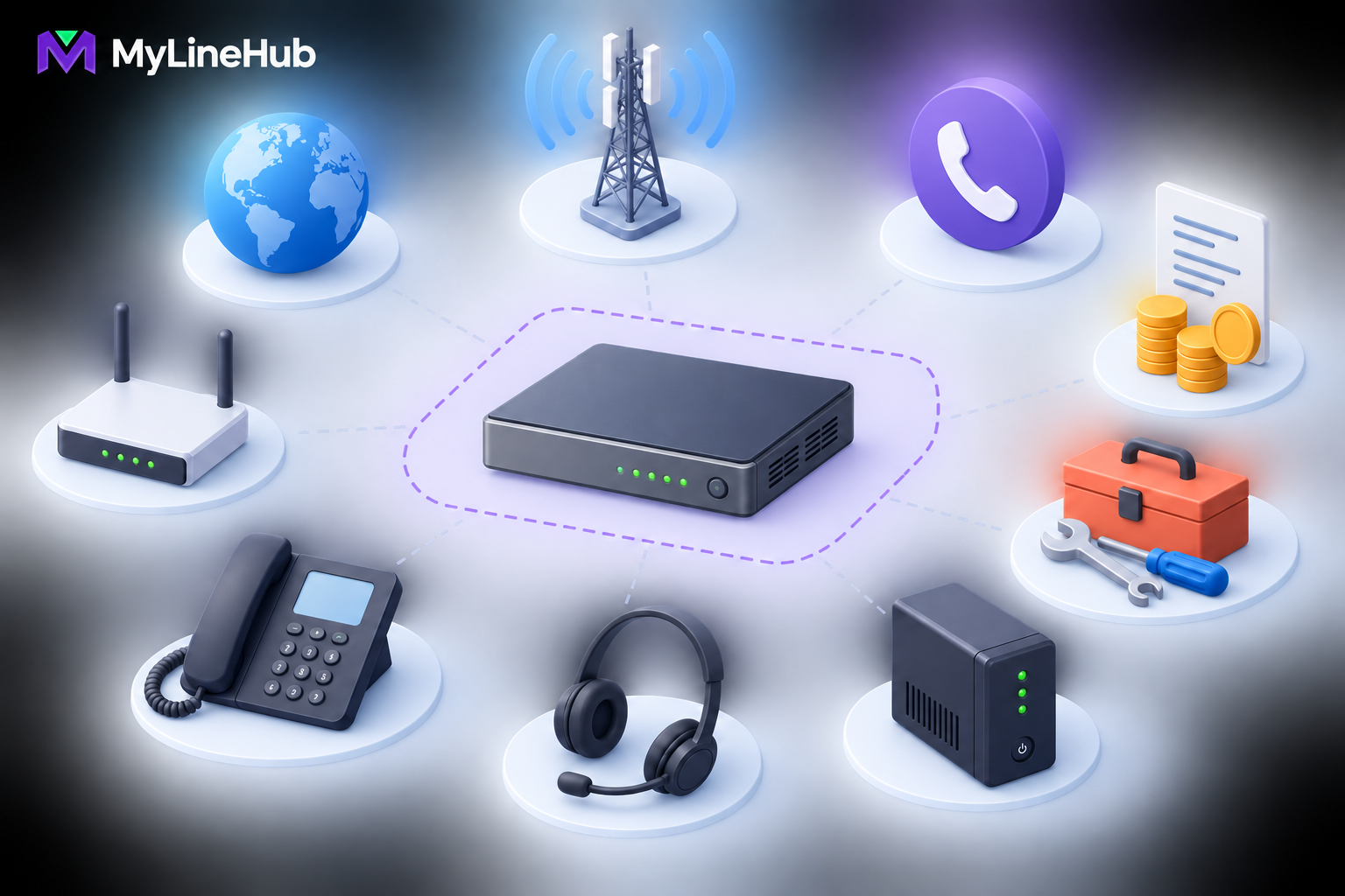 What Is Not Included With a MYLO Telephony Appliance?