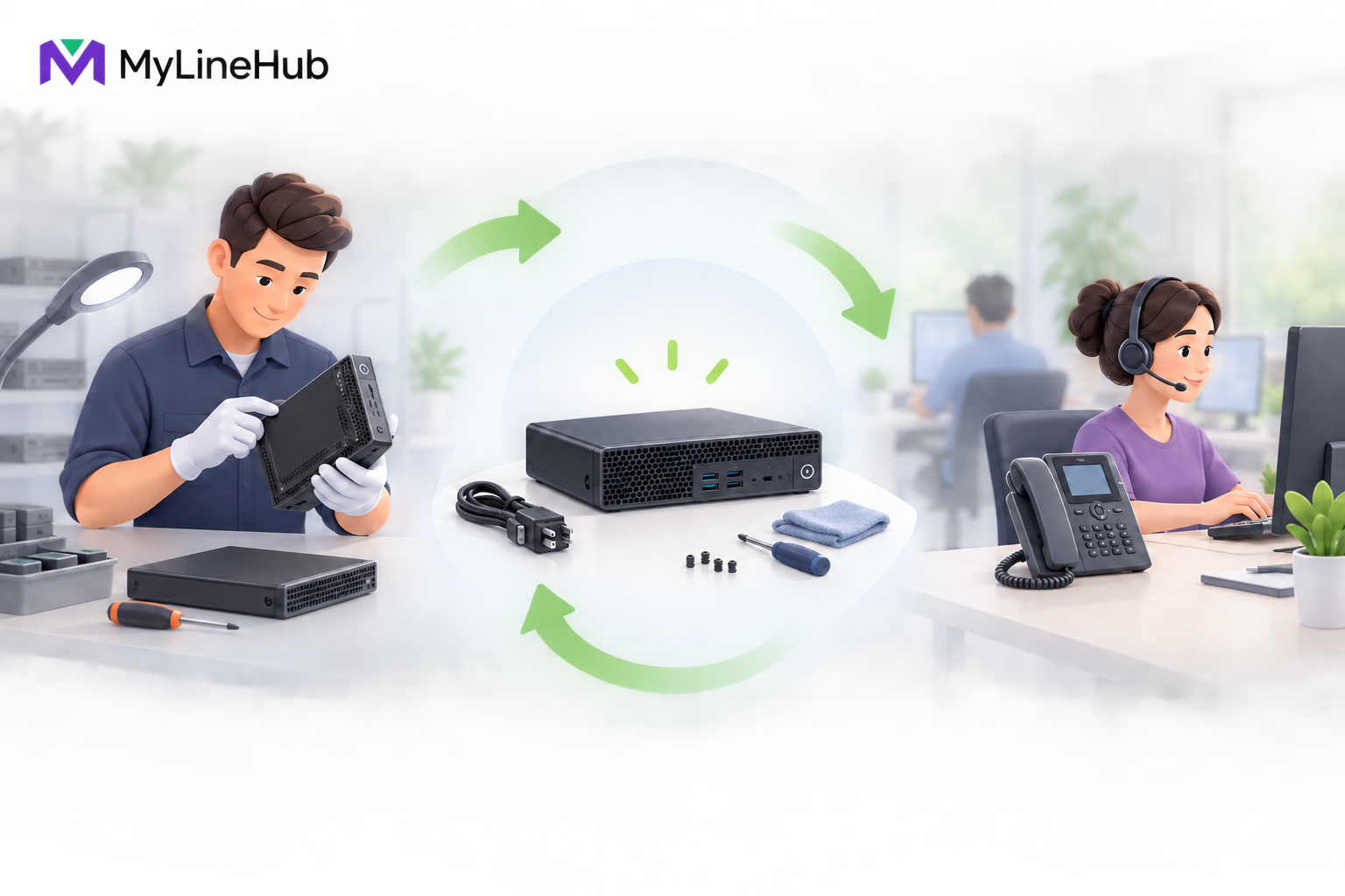 Why MYLO Uses Refurbished Business-Grade Hardware for On-Premise Telephony