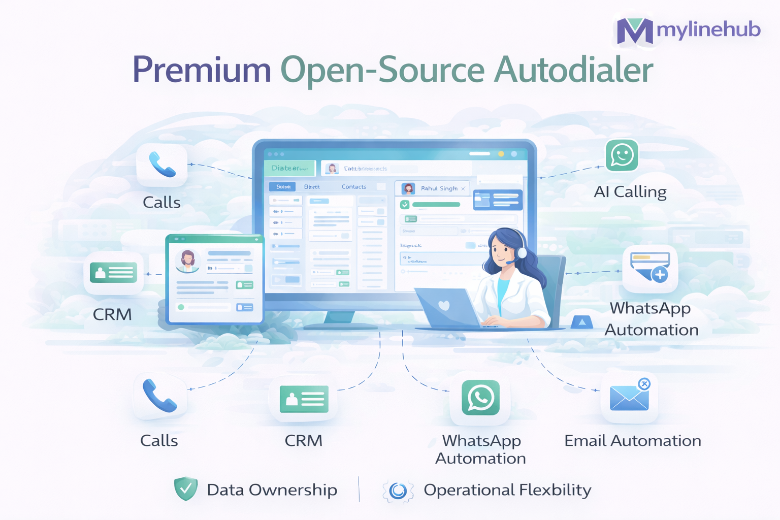 Premium Open-Source Autodialer for Business Calling, CRM and Omnichannel Growth